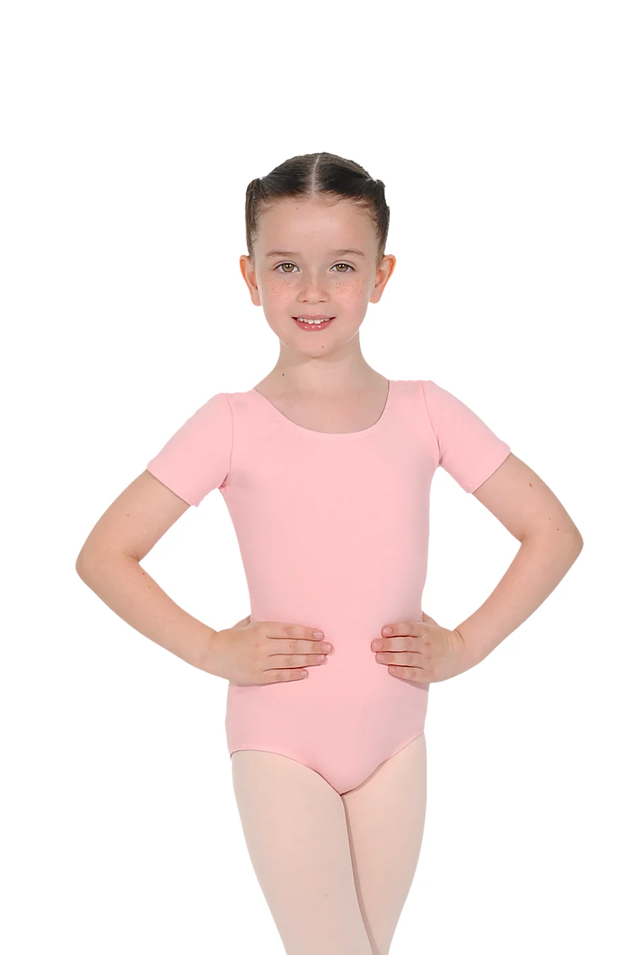 Short Sleeve Cotton Pre-Primary Ballet Leotard